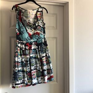 Weston Wear city print cotton dress.